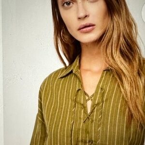 FREE PEOPLE UNER THE BOARDWALK BLOUSE